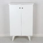 جزامة مودرن خشب بابين لون أبيض