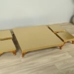 طقم طاولات خدمة أرضية متعددة الألوان