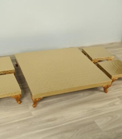 طقم طاولات خدمة أرضية متعددة الألوان