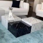 طاوله اساسيه مكونه من اربع قطع  بتصميم عصري وانيق