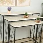 طقم مداخل الخشب الثلاثية