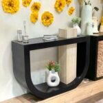 طاوله مدخل كونسول اسود عصري