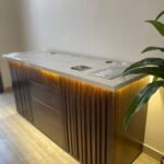 بار قهوه او ركن قهوه مع اضاءه ليد