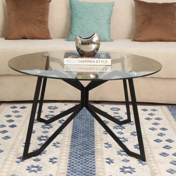 طاوله رئيسيه قاعده حديد وسطح زجاج سكريت مقاوم للكسر