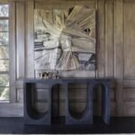 طاولة مدخل كونسول أسود