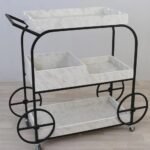 عربة تقديم شكل سيكل عصري