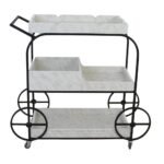 عربة تقديم شكل سيكل عصري