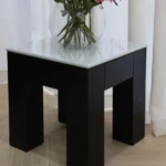 زاويه خشب سنديان بسطح رخام طبيعي