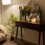 تسريحة خشب كلاسك مع المراية