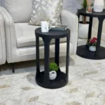 طاولة خدمة خشب أسود