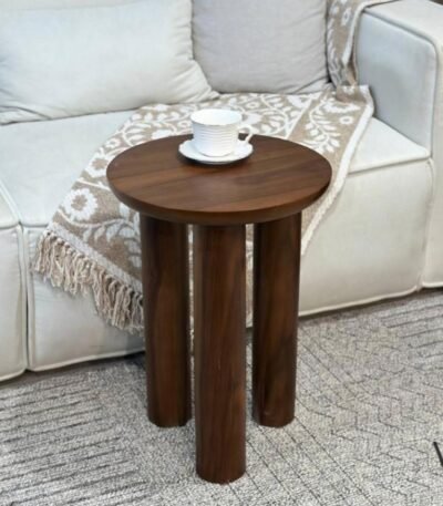 طاولة خدمة قشرة جوز الهند مفردة