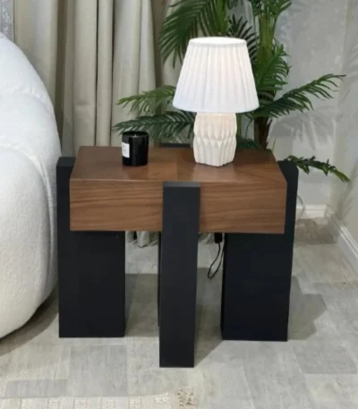 طاولة خدمة قشرة جوز الهند