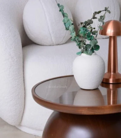 طاولة خدمة كروية