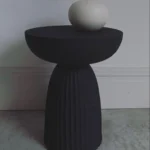 طاوله خدمه خشب طبيعي