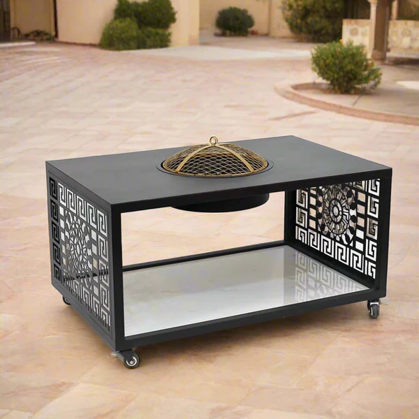 منقل حديد ليزر مع سيراميك