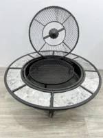 منقل دائري بعجلات