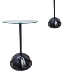 طاولة خدمة بسطح زجاجي