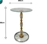 طاولة خدمة سطح قزاز