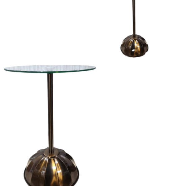 طاولة خدمة بسطح زجاجي