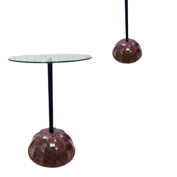 طاولة خدمة بسطح زجاجي