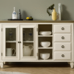 طاولة ركن كوفي كلاسيكي خشب طبيعي