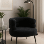 كرسي بوكليه لون اسود